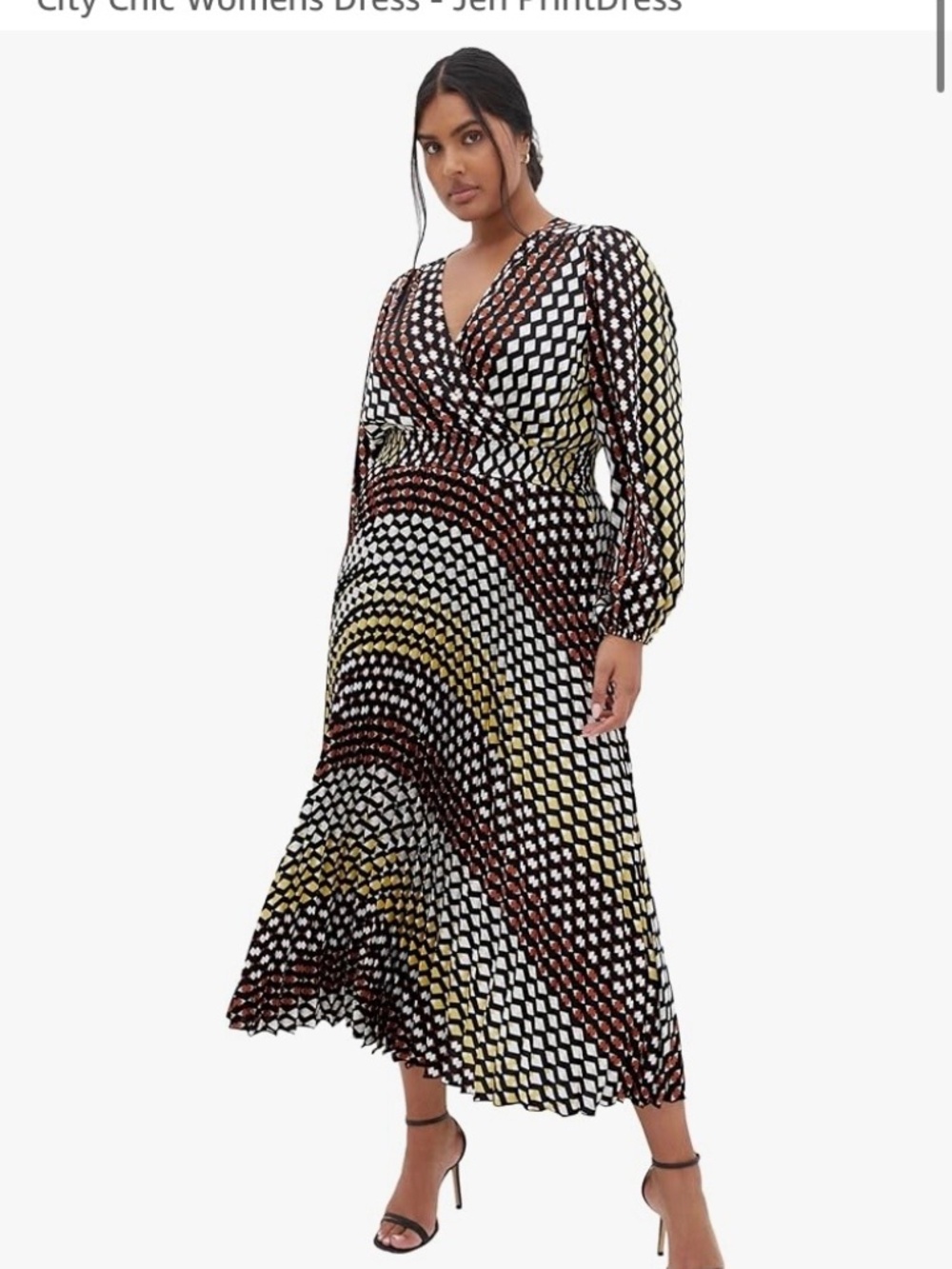 City Chic Womens Dress - Jen PrintDress